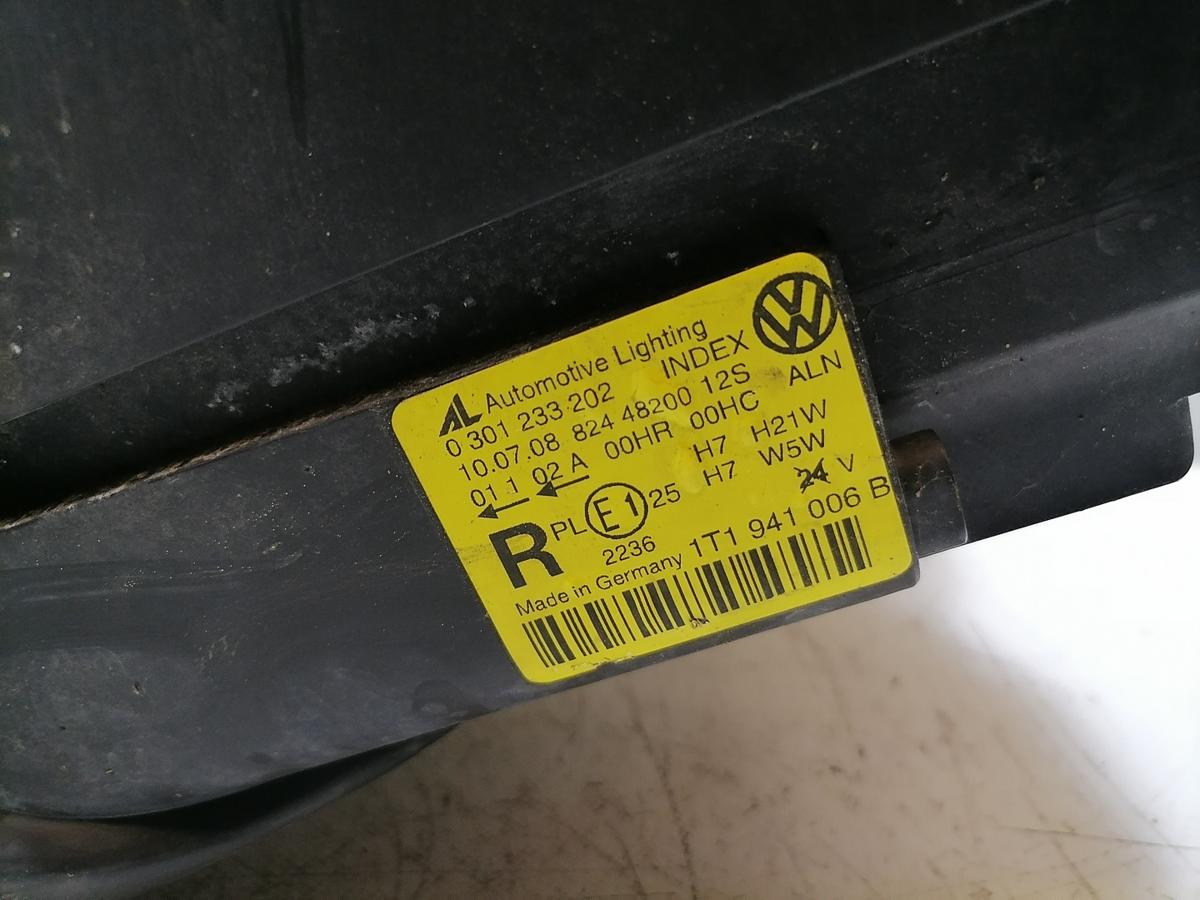 VW Touran 1T original Scheinwerfer vorn rechts Halogen Facelift Bj.2008